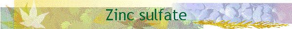 Zinc sulfate