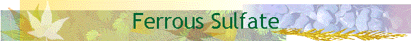 Ferrous Sulfate
