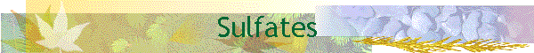 Sulfates
